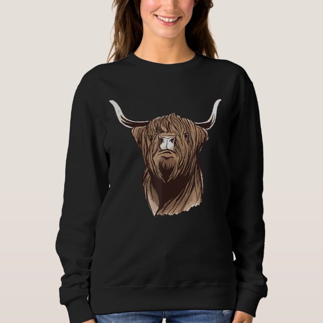Sweatshirt Producteurs de vaches de ferme Animal Farmer Scott (Devant)