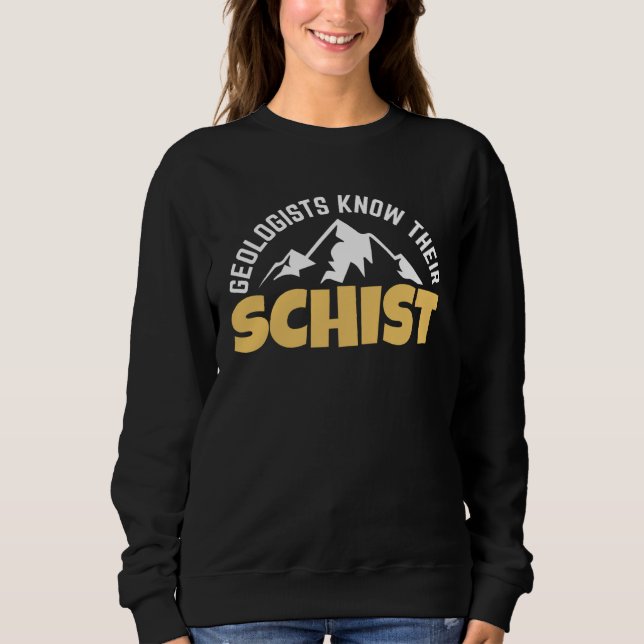 Sweatshirt Prof de sciences de la Terre drôle de géologie Pun (Devant)