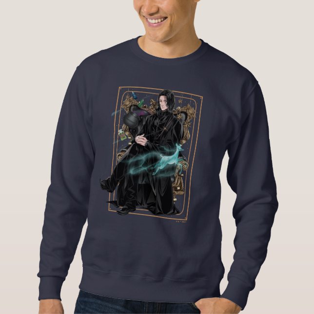 Sweatshirt Professeur Anime Severus Snape assis (Devant)