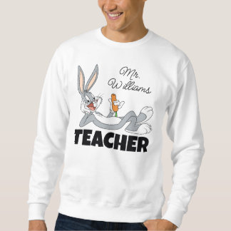 Sweatshirt Professeur de carottes à manger sur le sol de BUGS