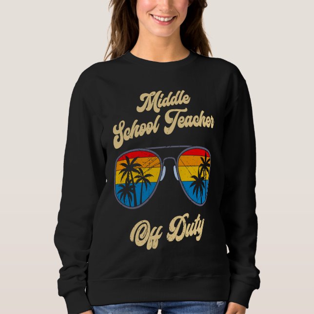 Sweatshirt Professeur de classe de collège enseignant hors se (Devant)