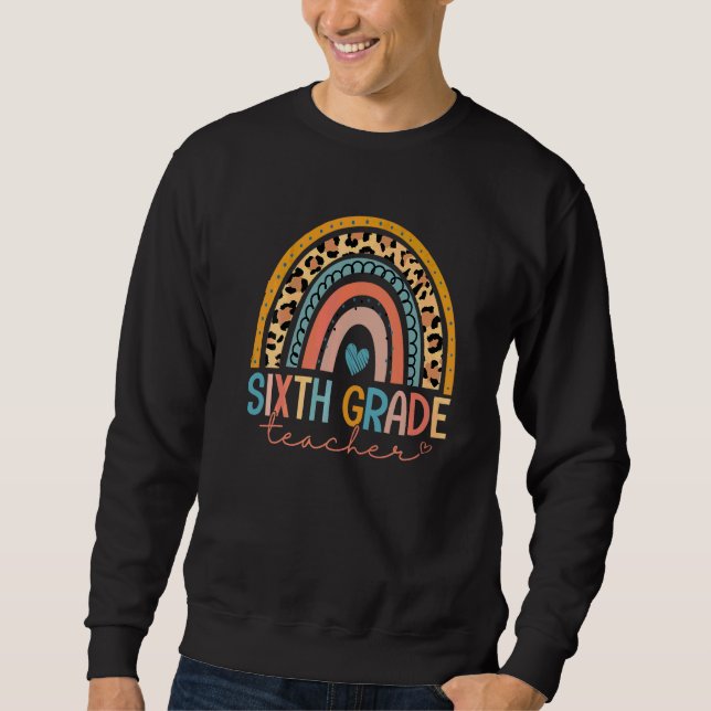 Sweatshirt Professeur de filles de sixième année 6e brigade A (Devant)