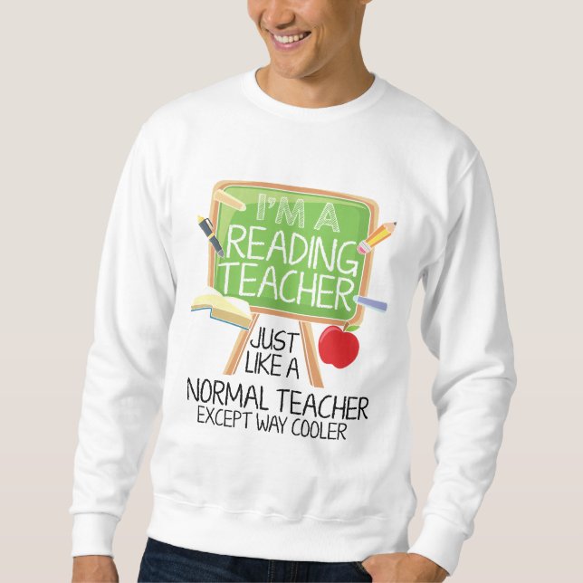 Sweatshirt Professeur de lecture  (Devant)