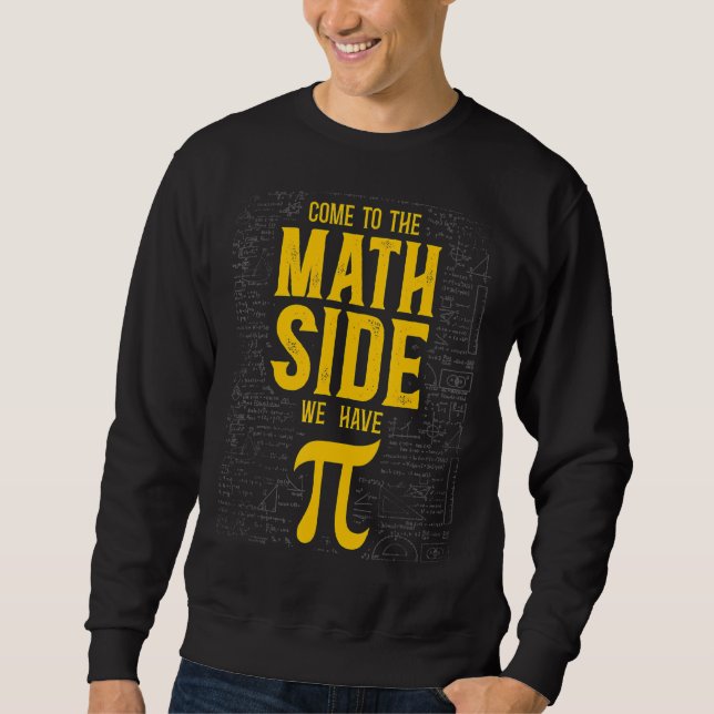 Sweatshirt Professeur de mathématiques Jour Nerd de l'étudian (Devant)
