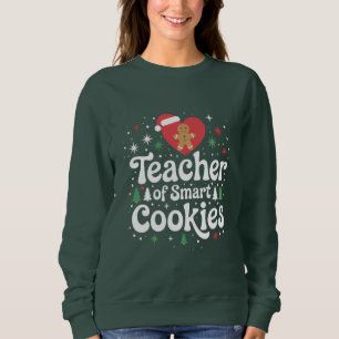 Sweatshirt Professeur de Noël de biscuits intelligents