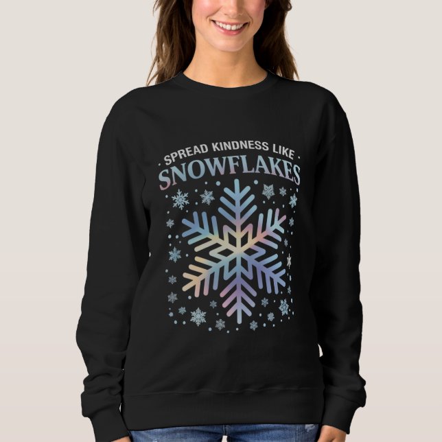 Sweatshirt Professeur de Noël pour répandre la gentillesse co (Devant)