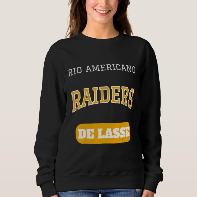 Sweatshirt Professeur de Rio Americano De Lasse (Devant)