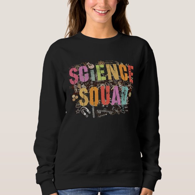 Sweatshirt Professeur d'équipe de technologie de la brigade d (Devant)