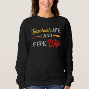 Sweatshirt Professeur Femme Et Femme De Pompiers Professeur D
