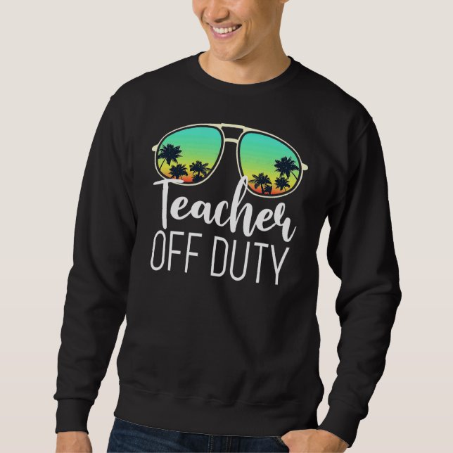 Sweatshirt Professeur Hors Service Lunettes de soleil Palm Tr (Devant)