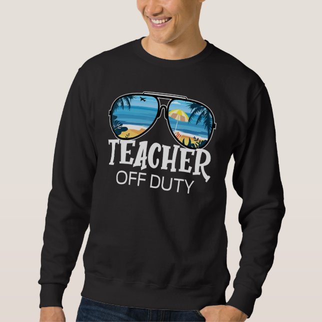 Sweatshirt Professeur Hors Service Lunettes de soleil Palm Tr (Devant)