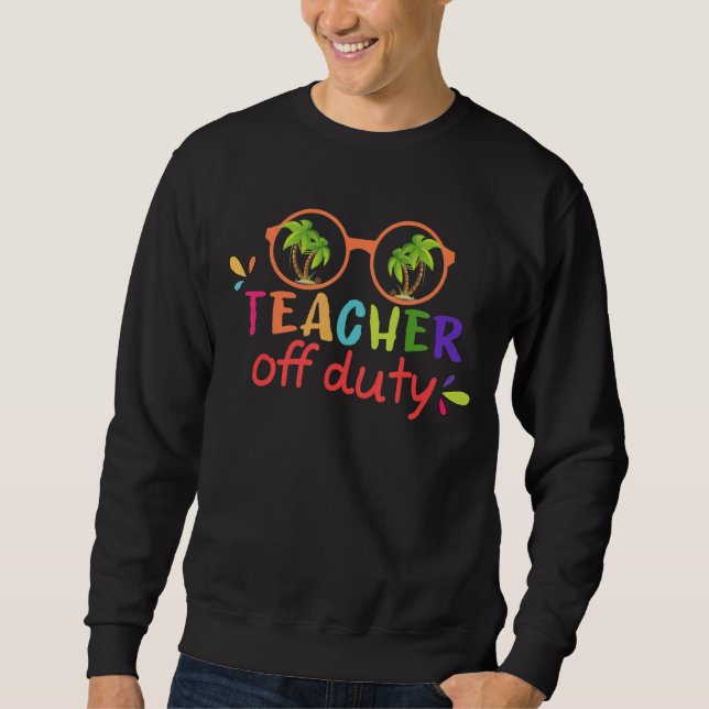 Sweatshirt Professeur Hors Service Lunettes de soleil Palm Tr (Devant)