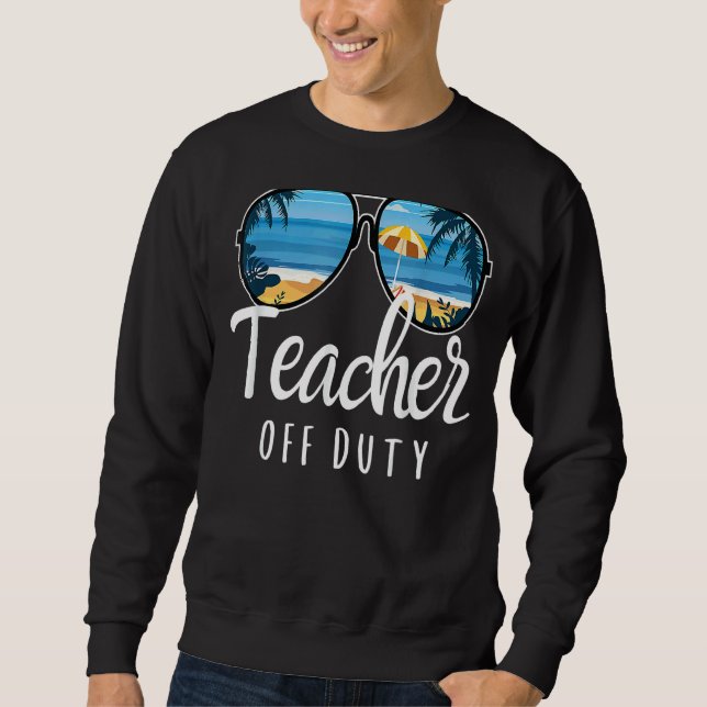 Sweatshirt Professeur hors service Lunettes de soleil plage C (Devant)