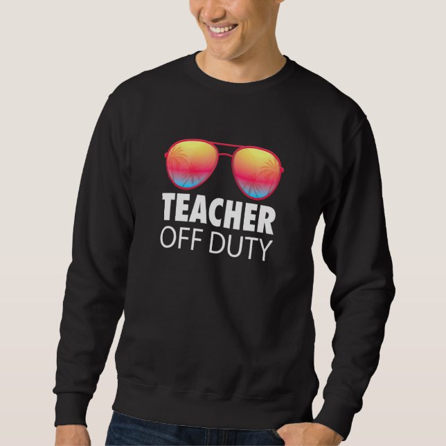 Sweatshirt Professeur Hors Service Lunettes de soleil Retro P (Devant)