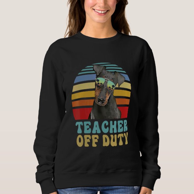 Sweatshirt Professeur hors service Manchester Terrier Chien é (Devant)