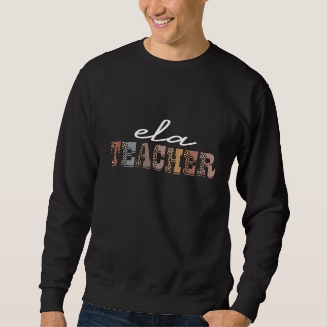 Sweatshirt Professeur Leopard Appréciation Pour Les Femmes Po (Devant)