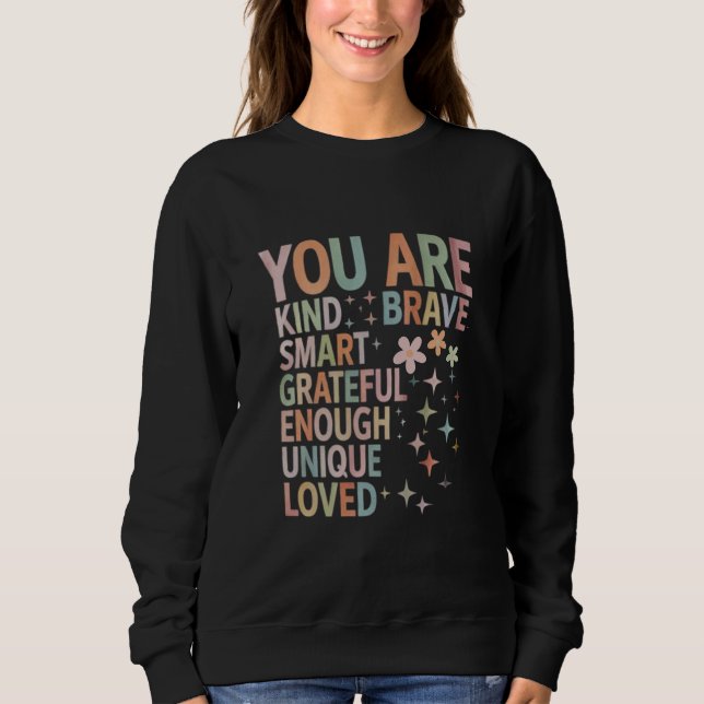 Sweatshirt Professeur Motivation Premier Jour de Rentrée des  (Devant)