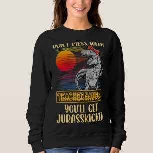 Sweatshirt Professeur Rex Dinosaures Maman Saurus