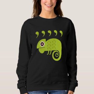 Sweatshirt Professeurs d'anglais Comma Caméléon 80s