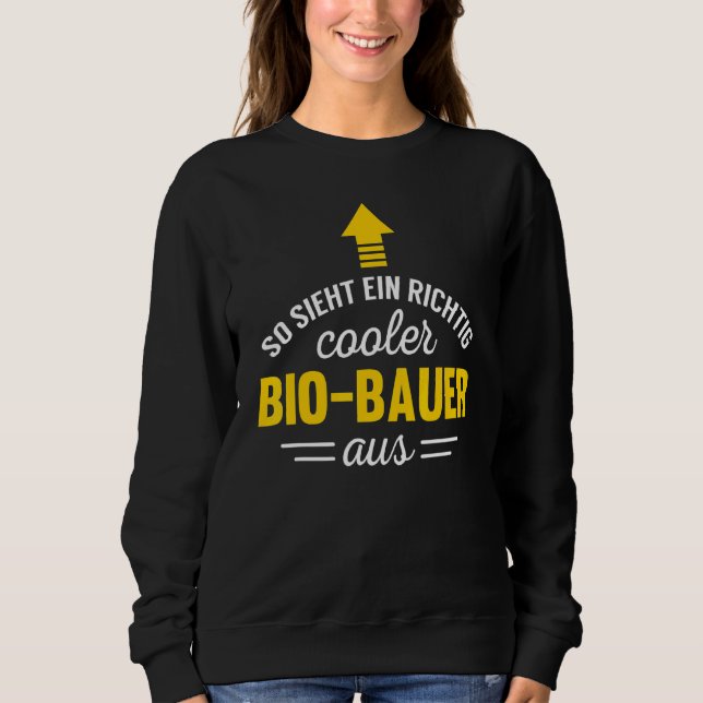 Sweatshirt Profession Agricole Bio Mens - C'Est Comme Ça Qu'U (Devant)