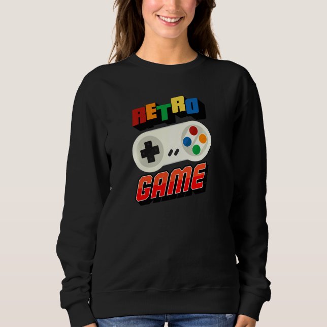 Sweatshirt Profitez de Cool Retro contrôleur de jeu Tee - shi (Devant)