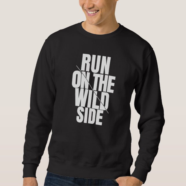 Sweatshirt Profitez De La Course Cool De Porter Sur Les Citat (Devant)