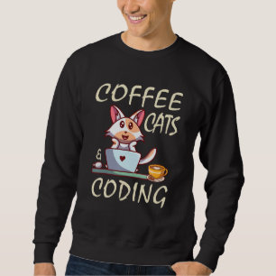 Sweatshirt Programmateur de codeur et de cafés