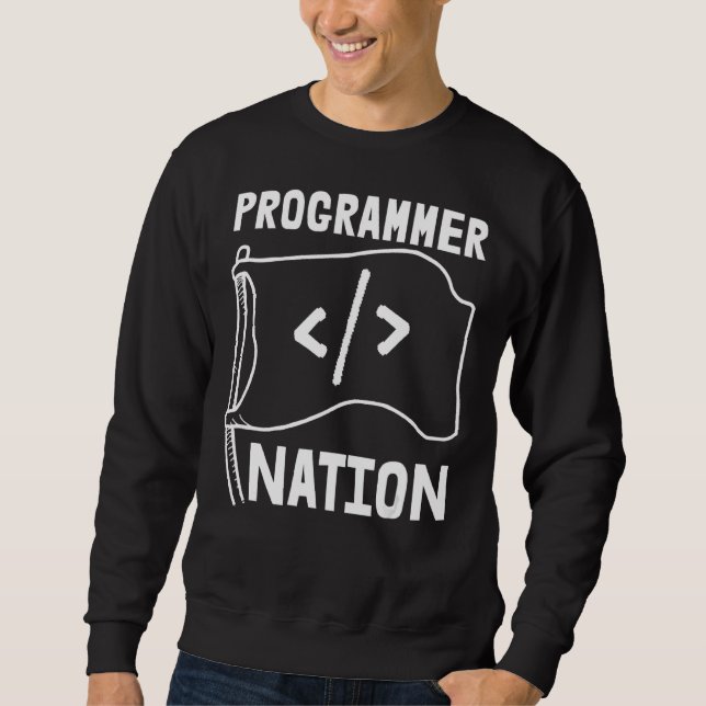 Sweatshirt Programmateur Nation Code Programmateur Codi (Devant)