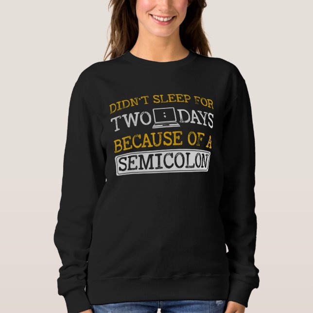 Sweatshirt Programmer Computer Software Engineer Web Develope (Devant)