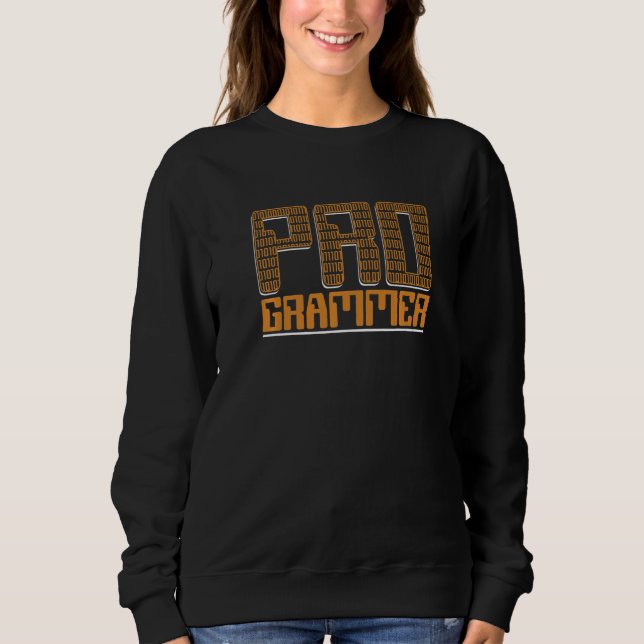 Sweatshirt Programmeur Codeur Ingénieur Full Stack Software D (Devant)