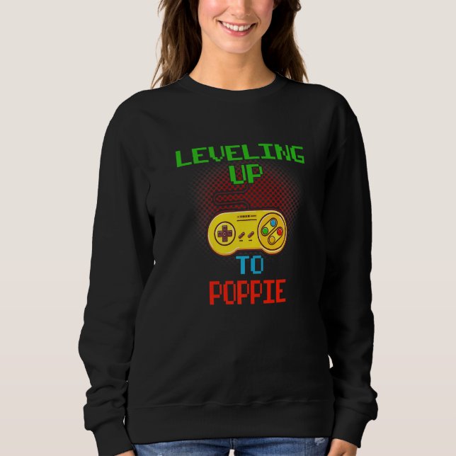 Sweatshirt Promoté Pour Paire Le Jeu Déverrouillé Leveling Up (Devant)