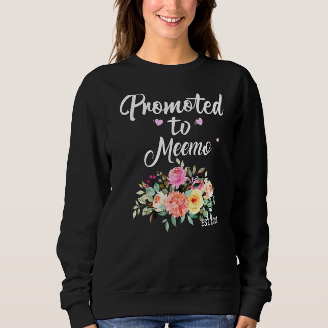 Sweatshirt Promoted To Meemo 2022 First Time Bein Gradma Ann (Devant)