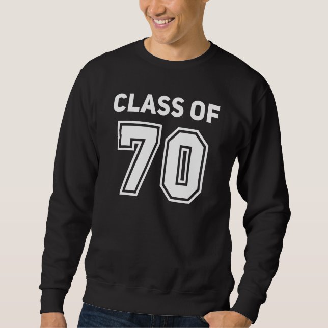 Sweatshirt Promotion 1970 Université Lycée Réunion Promotion  (Devant)