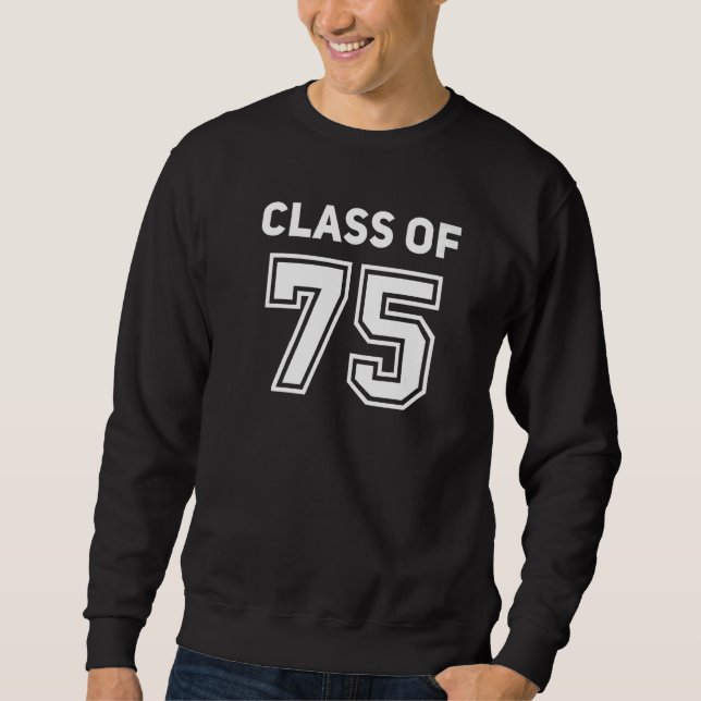 Sweatshirt Promotion 1975 Université Lycée Réunion Classe De  (Devant)