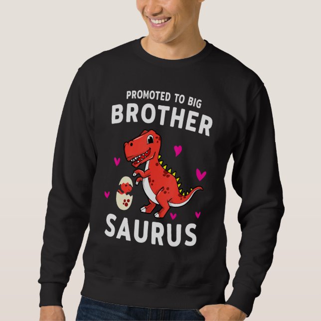 Sweatshirt Promu à Big Brothersaurus Big Brother Dinosaur (Devant)