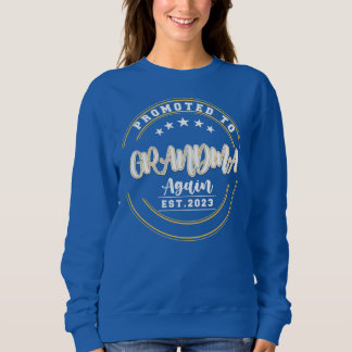 Sweatshirt Promu À Grand-Mère Est 2023 Amusant Grand-Mère