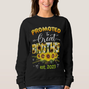 Sweatshirt Promu À Great Brother 2023 Cute Floral First T