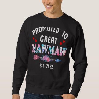 Sweatshirt Promu À Great Mawmaw 2022 Baby Faire-part 1