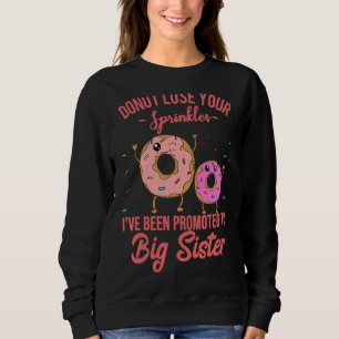Sweatshirt Promu À Grosse Soeur Grossesse Révélation Bébé Ann