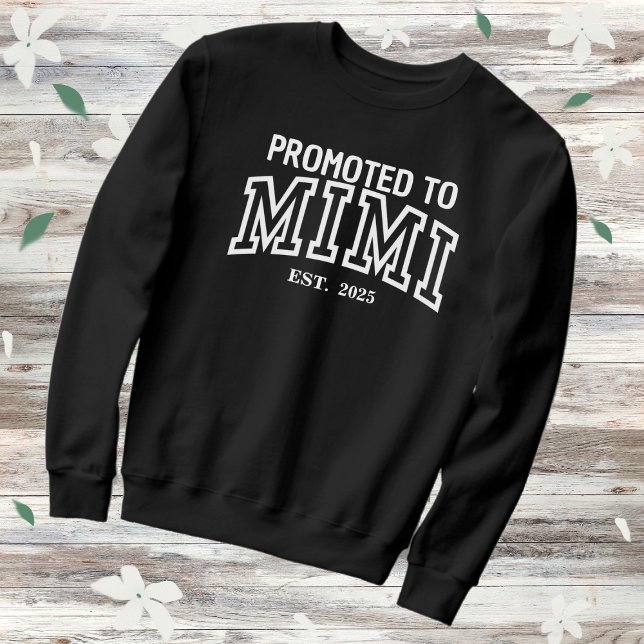 Sweatshirt Promu À Mimi Varsity Est. 2025 (Créateur téléchargé)