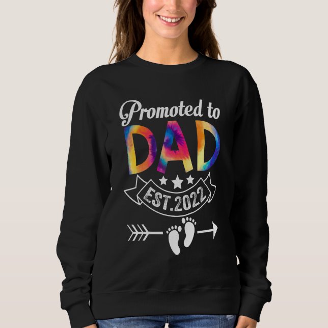 Sweatshirt Promu À Papa 2022 Premier Père (Devant)