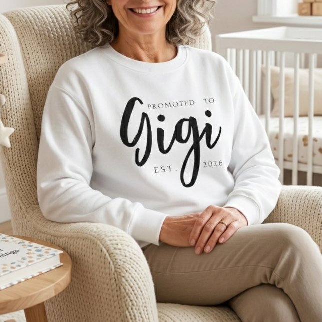 Sweatshirt Promu dans la conception de script de famille Gigi (Créateur téléchargé)