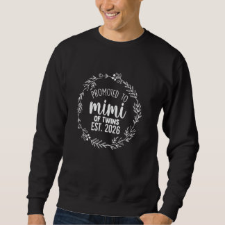 Sweatshirt Promue grand-mère de jumeaux estimés 2026 Mimi béb