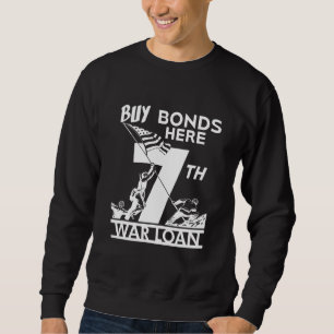 Sweatshirt Propagande de guerre vintage 7e Guerre Prêt Iwo Ji