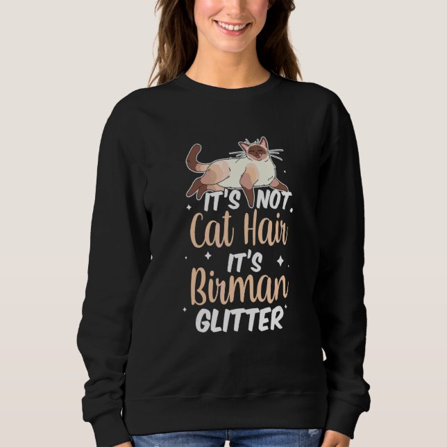 Sweatshirt Propriétaire Birman Chat Birman Chat Maman Birman  (Devant)