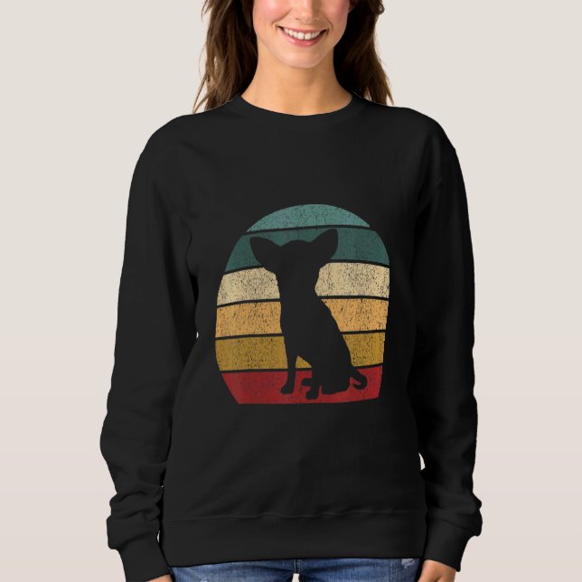 Sweatshirt Propriétaire circulaire Retro Parents Vêtements Ch (Devant)