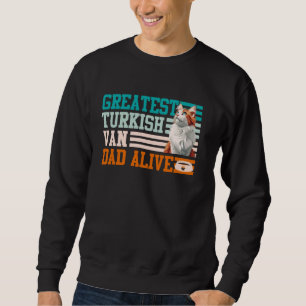 Sweatshirt Propriétaire de chat le plus grand TURKISH VAN DAD