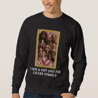 Sweatshirt Propriétaire de chien Cocker Spaniel - Drôle vinta