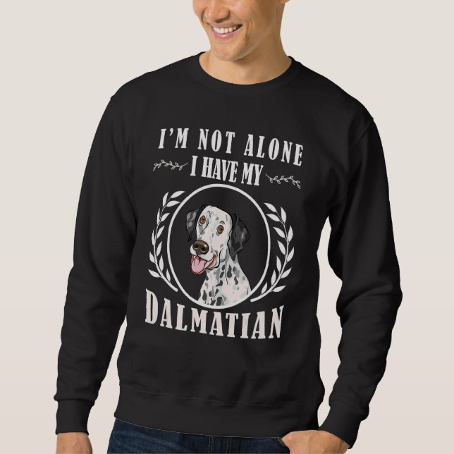 Sweatshirt Propriétaire de chien dalmate chiot (Devant)