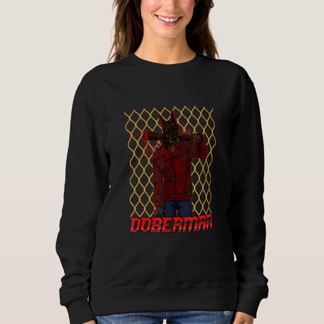 Sweatshirt Propriétaire de chien Dobermann Gangster Dobermann (Devant)